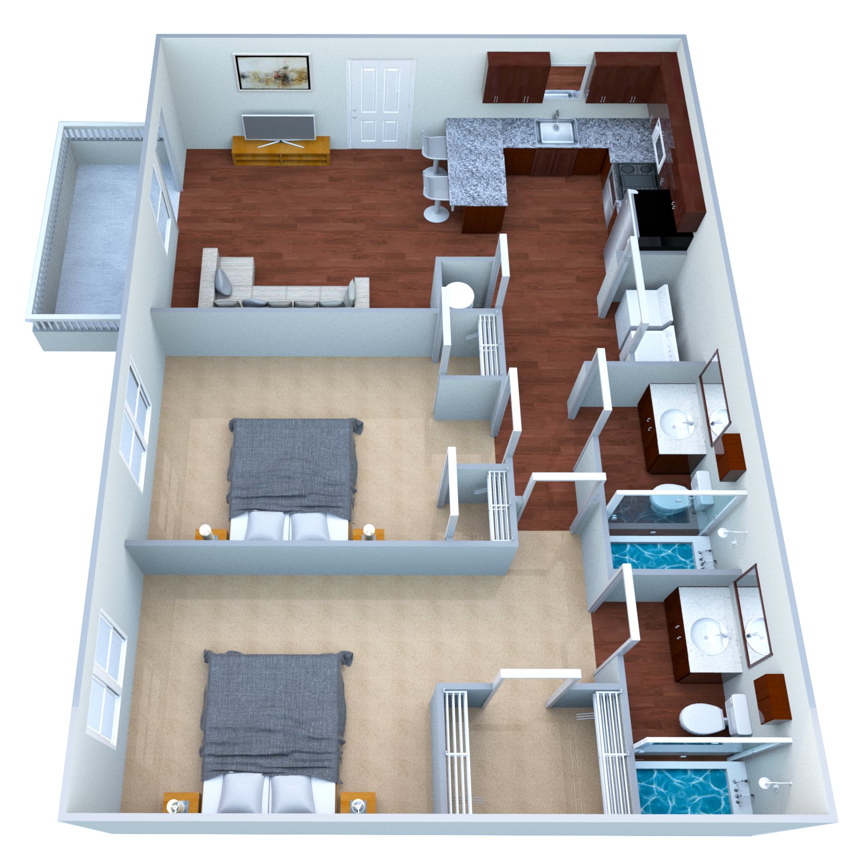 Suite A Floorplan